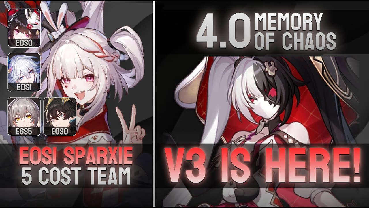 V3 IS HERE! E0S1 Sparxie x Yao Guang ft. RMC/Dan Heng: PT | HSR 4.0V3 | Builds in the end!
