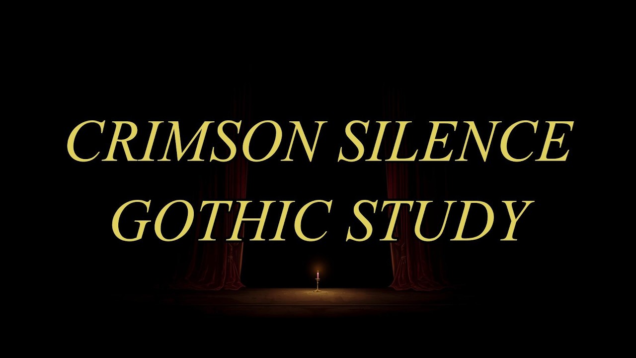 Silent Crimson Chamber – Deep Focus Gothic Lo-fi (2 Hours)