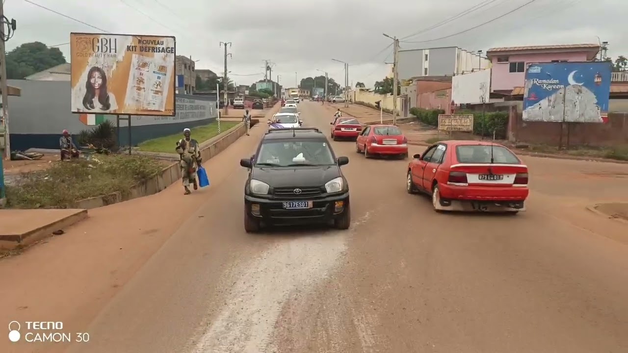 Les mariés quittent niable pour abengourou