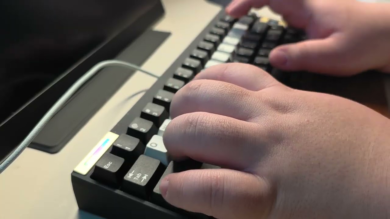 Qk65 (keygeek 블루치즈 축, gmk black snail)