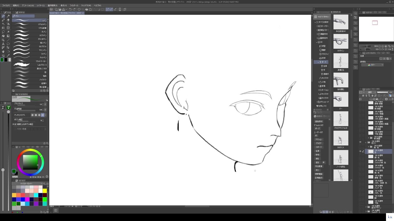 お絵描き練習　完成まで描く!!　現状把握とアウトプット　3枚目　2026/2/1 午後の部