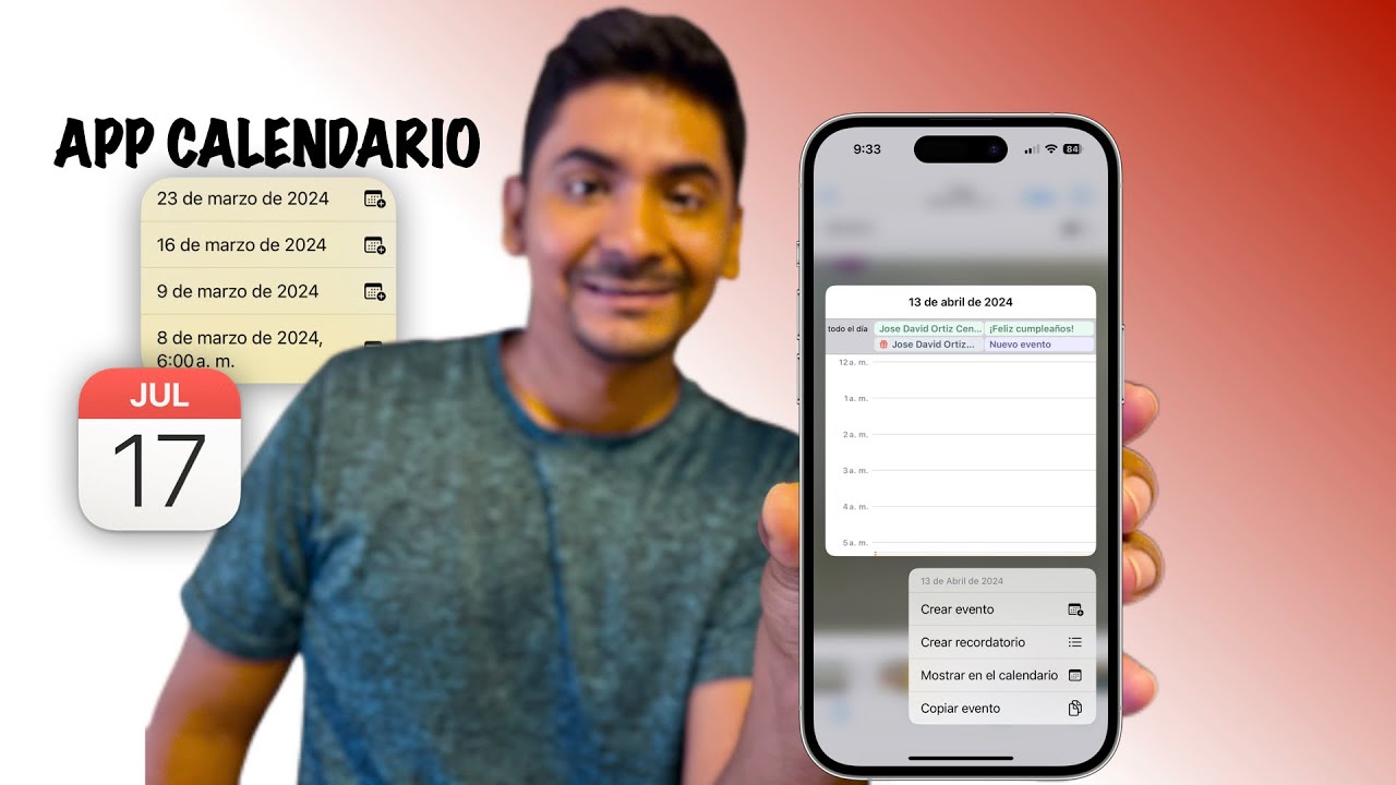 APP CALENDARIO del IPHONE +10 Trucos