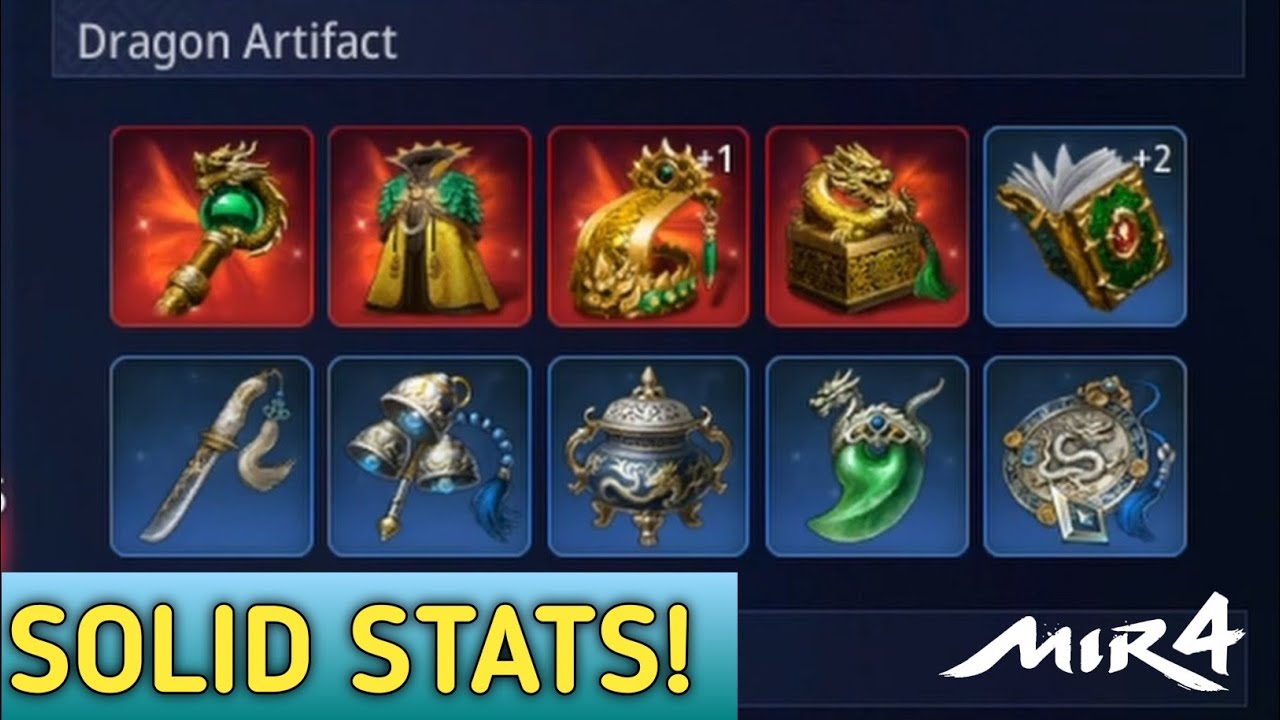 Mir4 - Crafting New Dragon Artifact + Inherit all of them