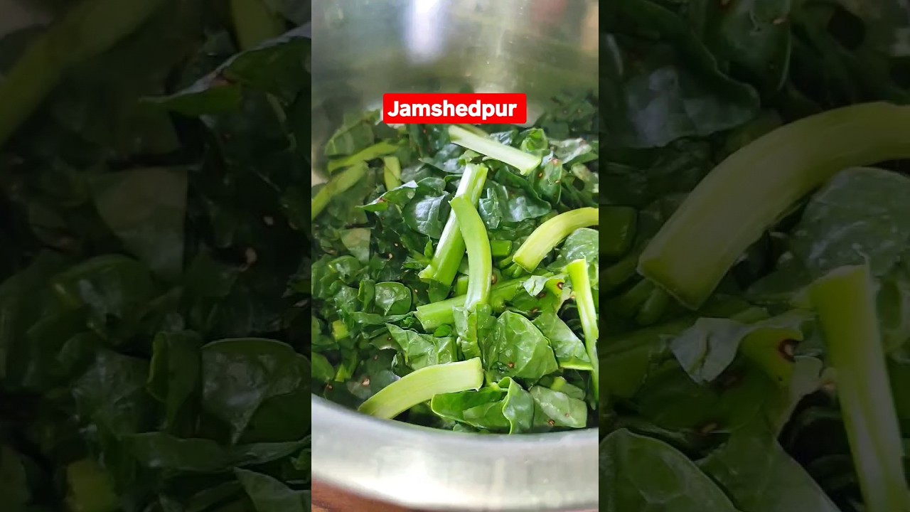 Pui saag recipe👩&zwj;🍳🥰 || Jamshedpur girl's pg Life ||