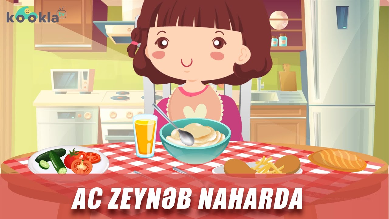 BİRLİKDƏ SAĞLAM QİDALANAQ! ZEYNƏB NƏ YEYİR? (Azərbaycan dilində cizgi filmlər)