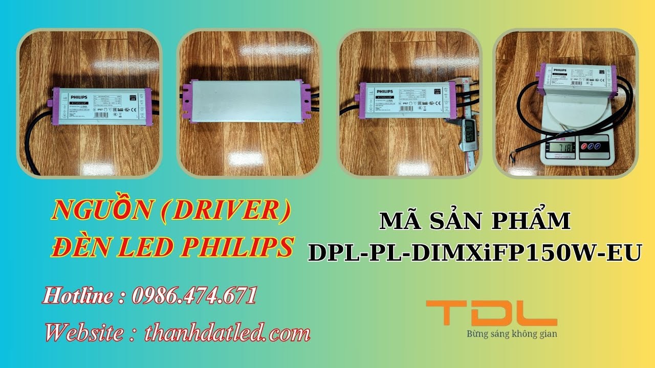 Nguồn LED Driver Philips kết nối DALI 150w (DPL-PL-DIMXiFP150W-EU) | Driver Philips Dali 150w