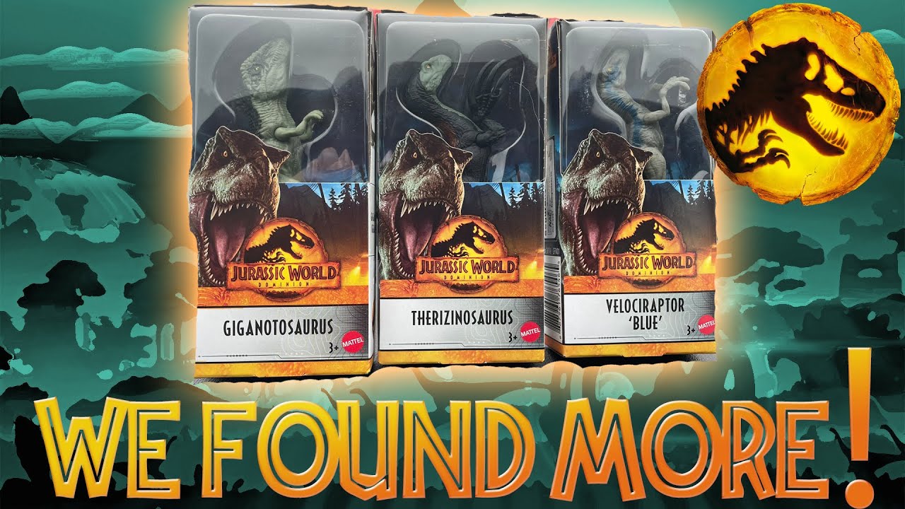 We found more Jurassic World Dominion Toys! Jurassic World Toy Hunt