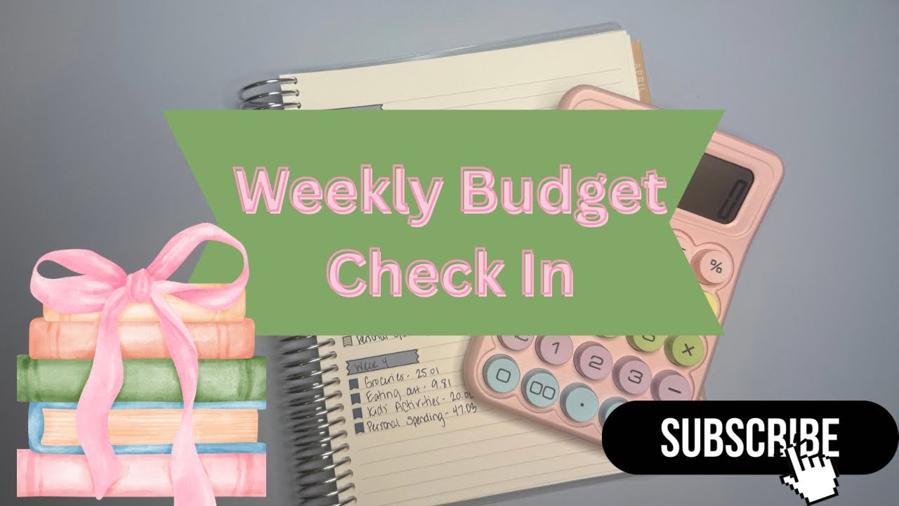 Weekly Budget Check In | Erin Condren Monthly Planner 