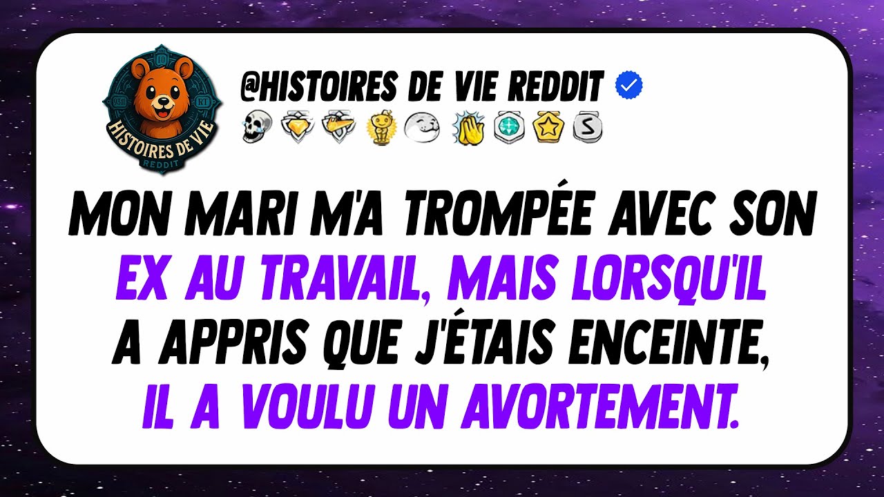 Mon mari m'a trompée avec son ex au travail, mais lorsqu'il a appris que j'étais enceinte, il a...