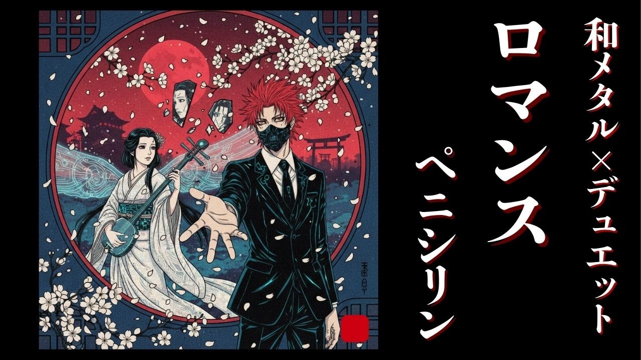 【和メタル】ロマンス-PENICILLIN (和楽器×V系 AI cover) / 夏の雪が降る、電脳江戸の奇譚