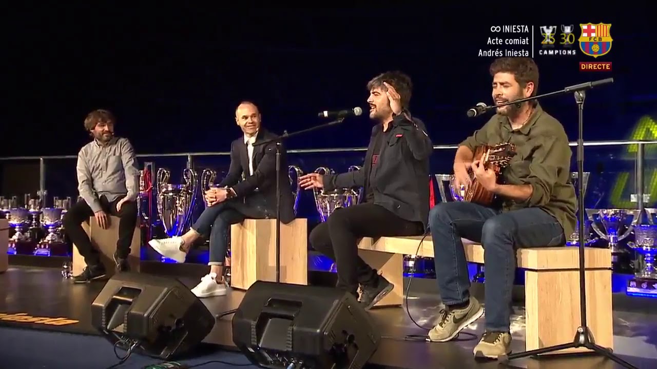 Estopa - Homenaje a Andrés Iniesta #infinit8iniesta 18/05/2018