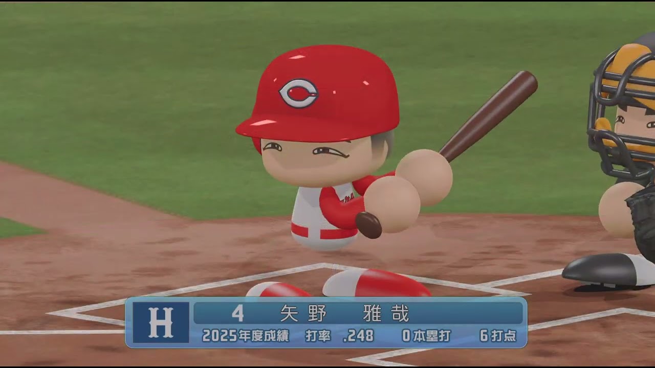 もなかのパワプロ2025ペナントVSパワフル 5/14 岡本不在味方打撃オート(ふつう)