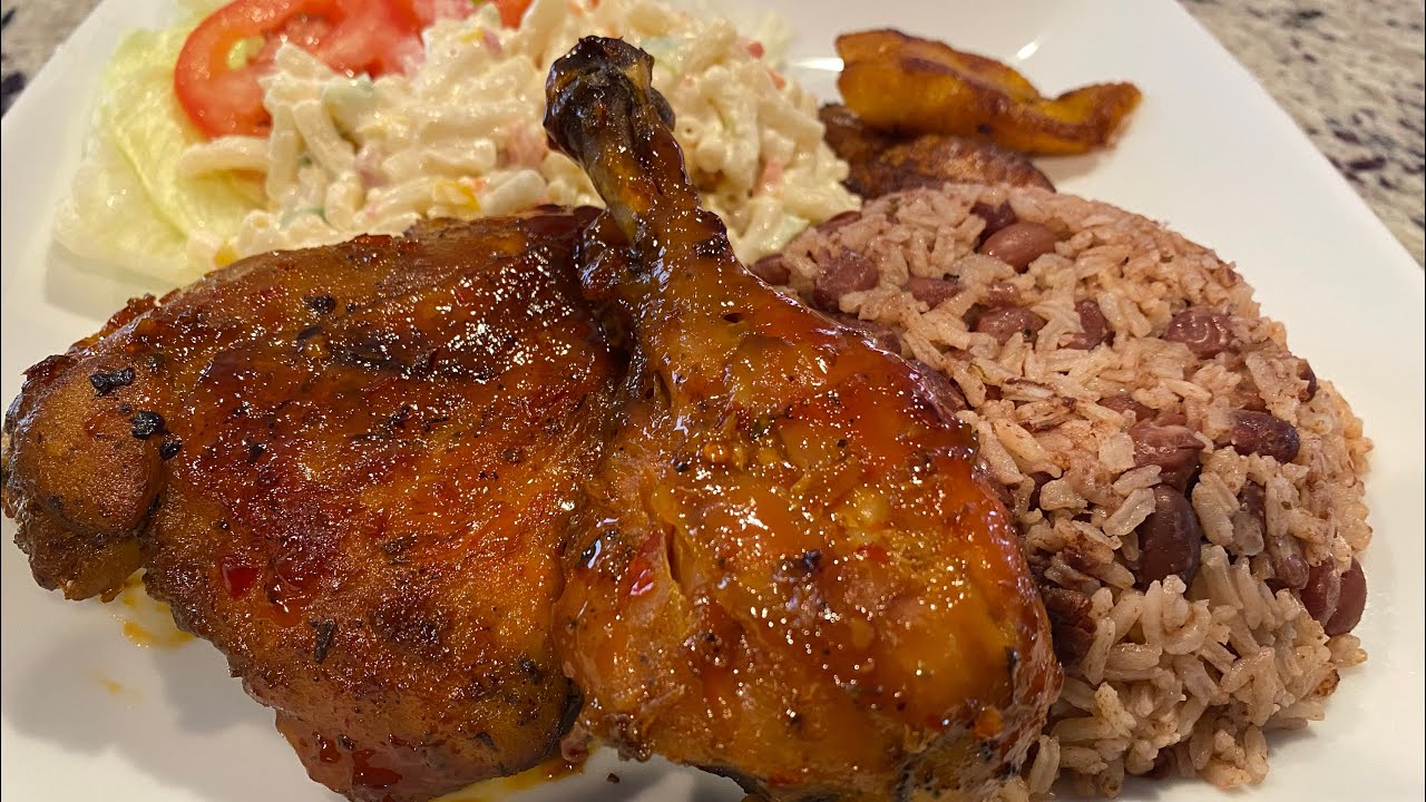 Easy oven baked chicken recipe | baked chicken Jamaican style