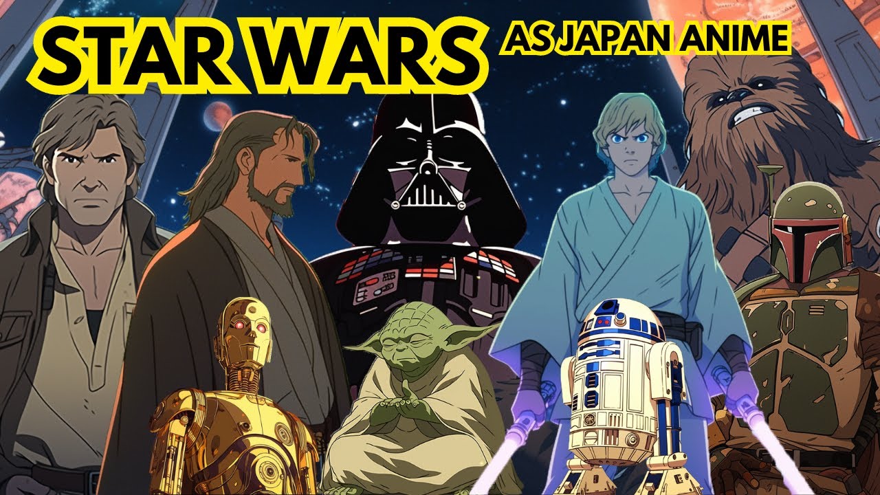 Star Wars directed by George Lucas as Japan Anime | AI Story | Imagine 