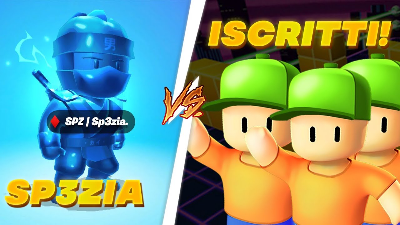 I MIEI ISCRITTI MI HANNO SFIDATO! 31v1 su Stumble Guys!