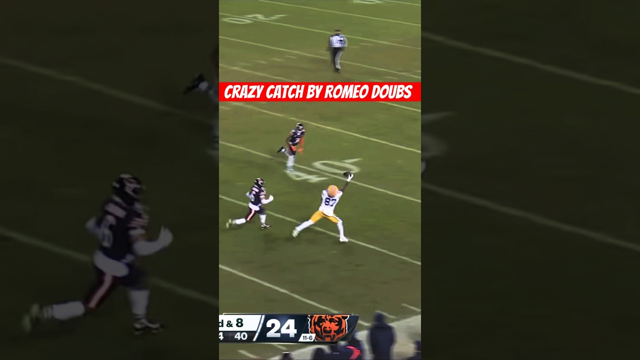 Romeo Doubs one handed catch was a crazy!! 