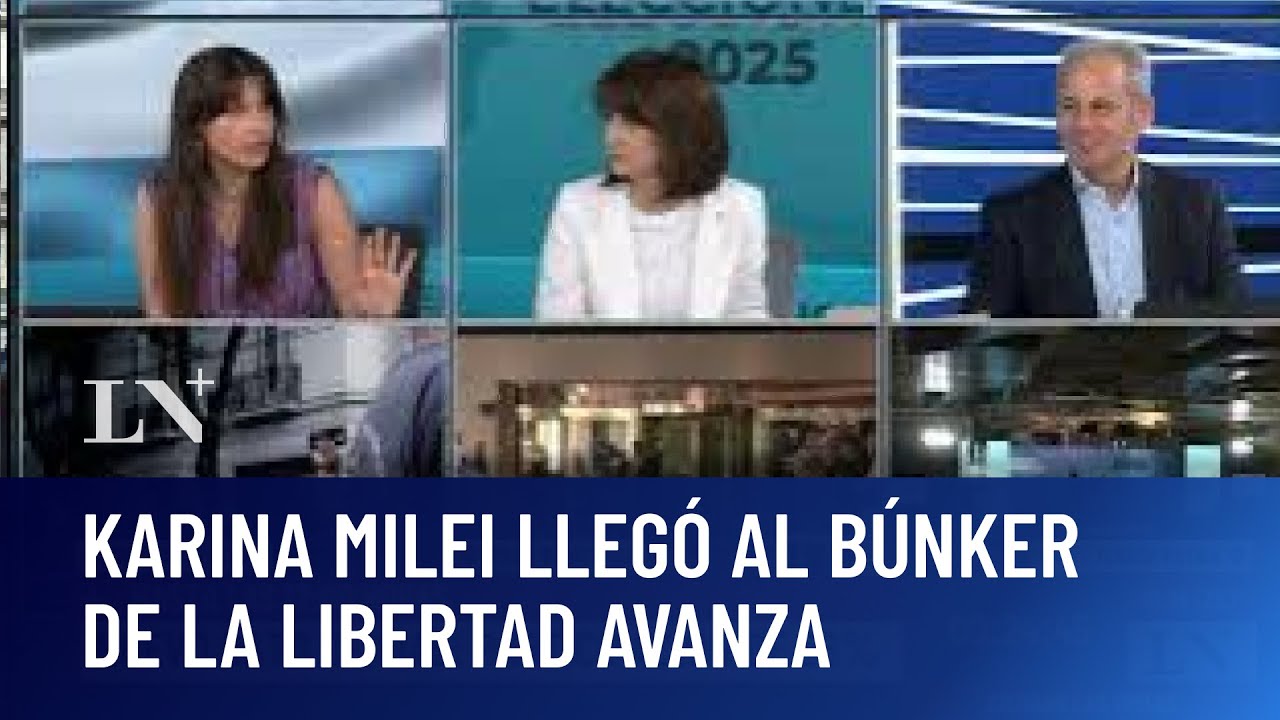 Karina Milei lleg&oacute; al b&uacute;nker de la Libertad Avanza; Elecciones Legislativas 2025