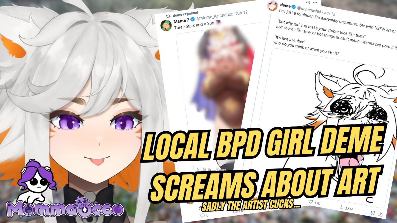 DemeVT the BPD Vtuber's INSANE History (Flagging, Victimhood) [ Drama/Reaction ]
