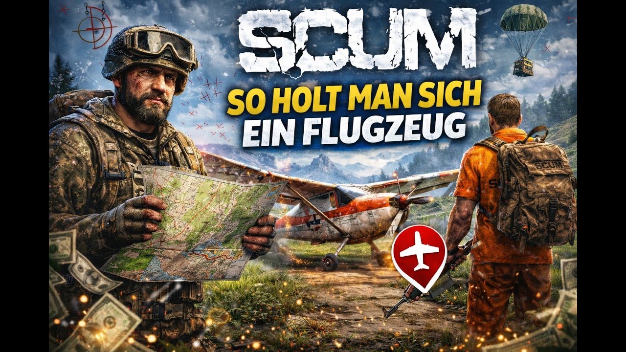 SCUM 1.2 Guide *** So holt man sich ein Flugzeug *** German / Deutsch 