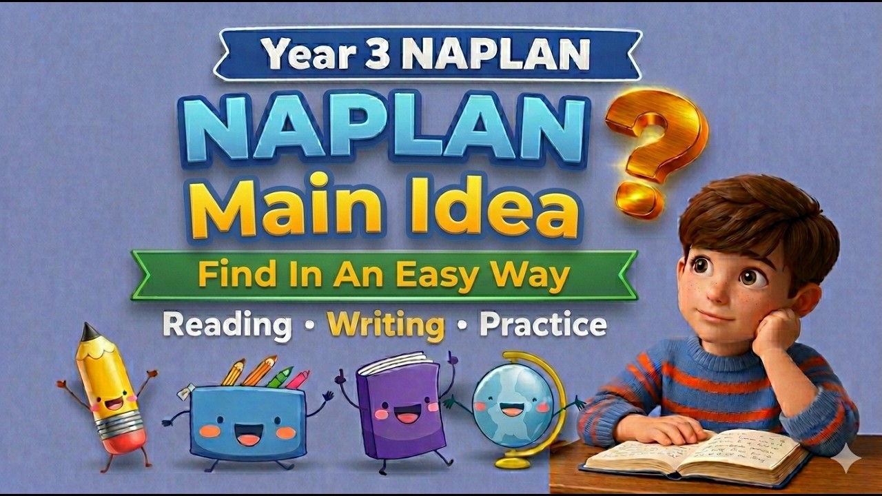 Naplan year 3 - Find The Main Idea