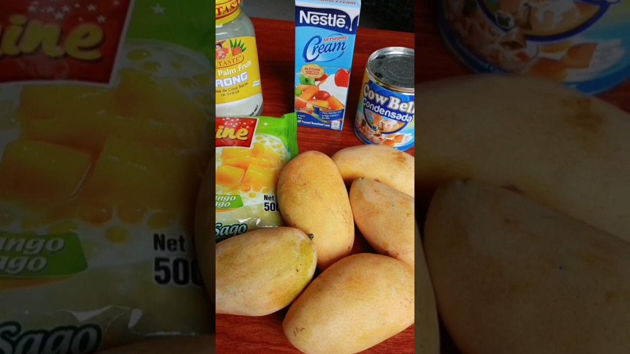 Mango Tapioca ingredients #asmr #youtubeshorts #fypシ #reels  #mango #creamy #yummy #ingredients
