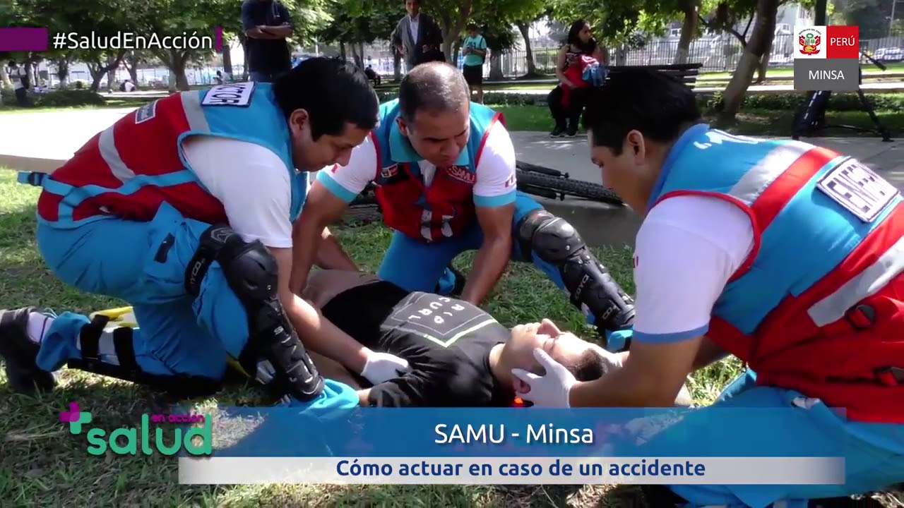 🚑 SAMU recomienda c&oacute;mo actuar en caso de un accidente.