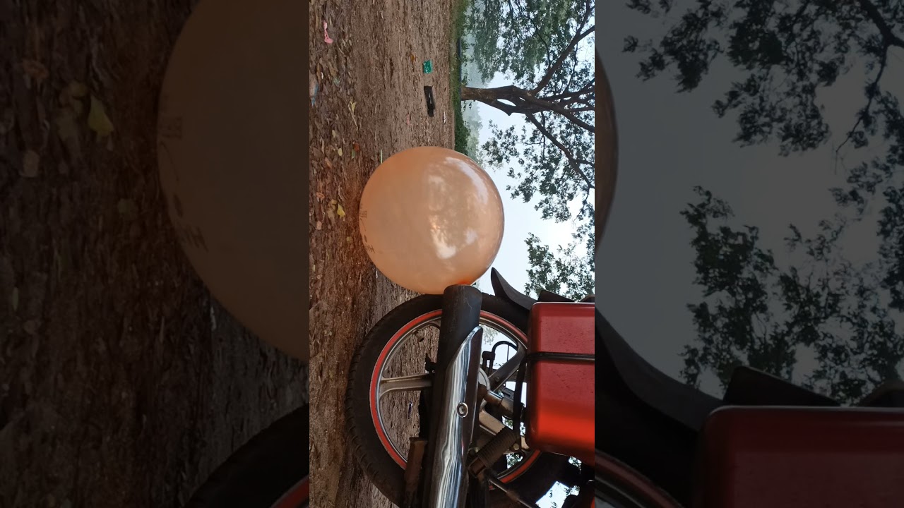 Monster Balloon 🎈 V/S Bike Amazing video😳😯#shorts#balloon#bike#monster