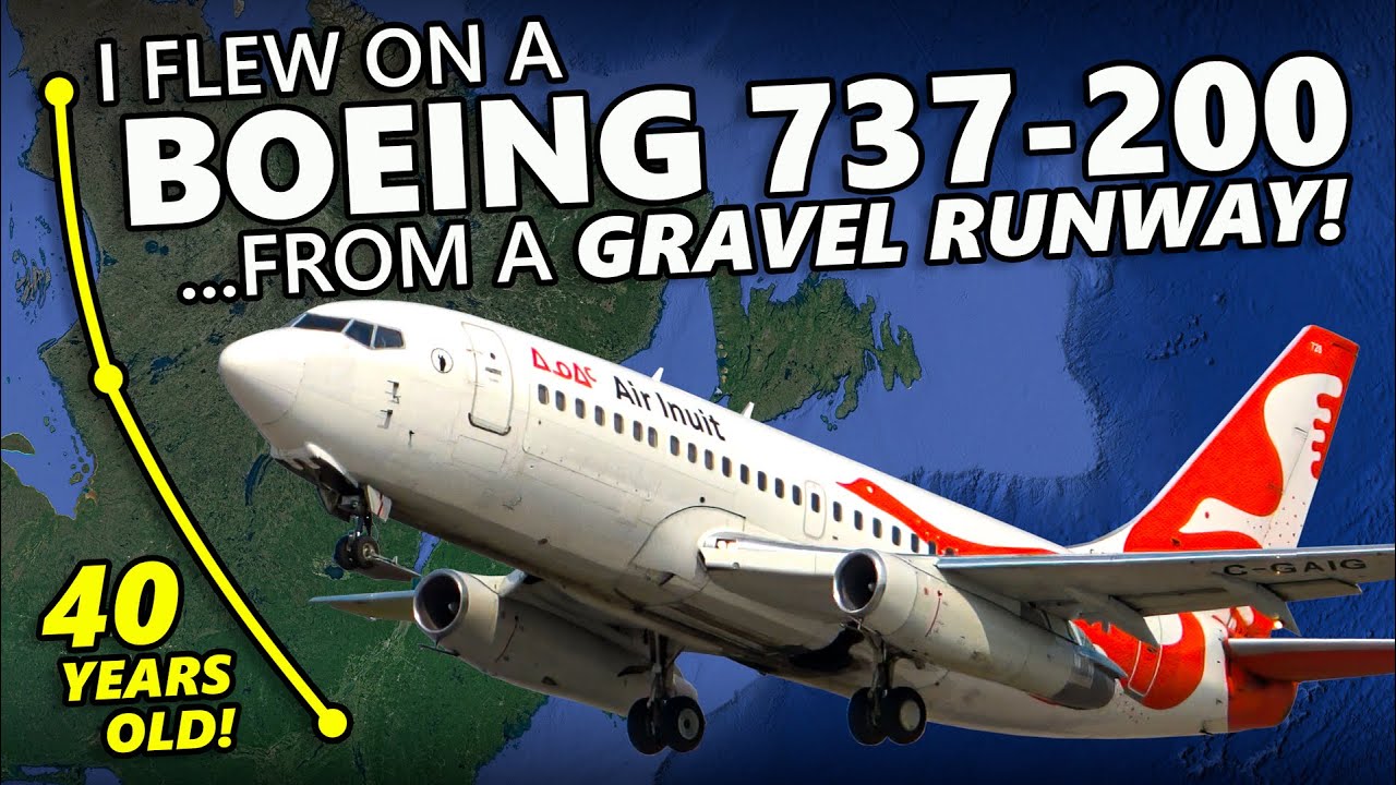Я летел на Boeing 737-200 с ГРАВИЙНОЙ ВПП!