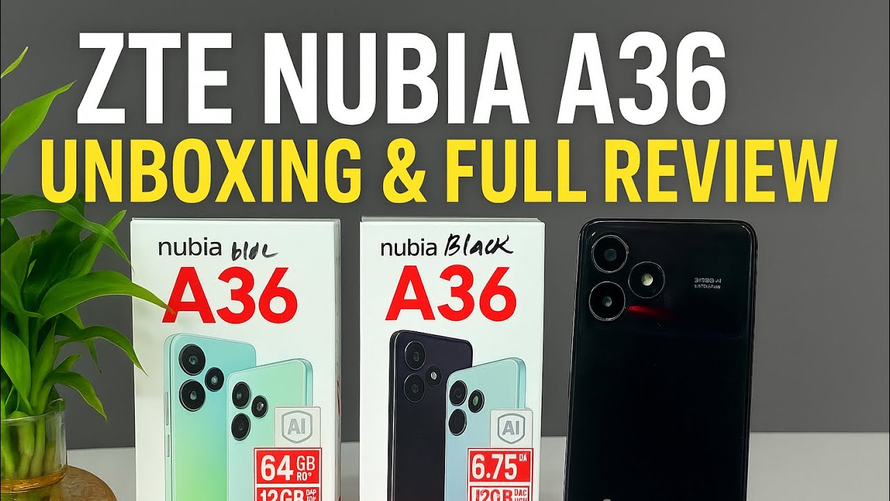 ZTE Nubia A36 Unboxing 🔥 Budget Beast for 2025? 🤯 Full Review!