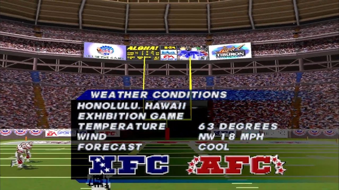 Madden NFL 97 Pro Bowl Game