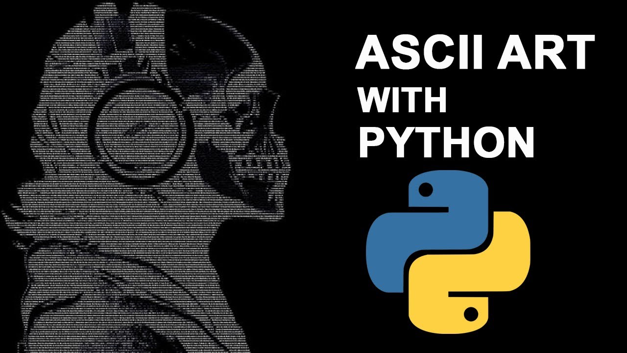 Convert image into ASCII Art using python (2 lines)