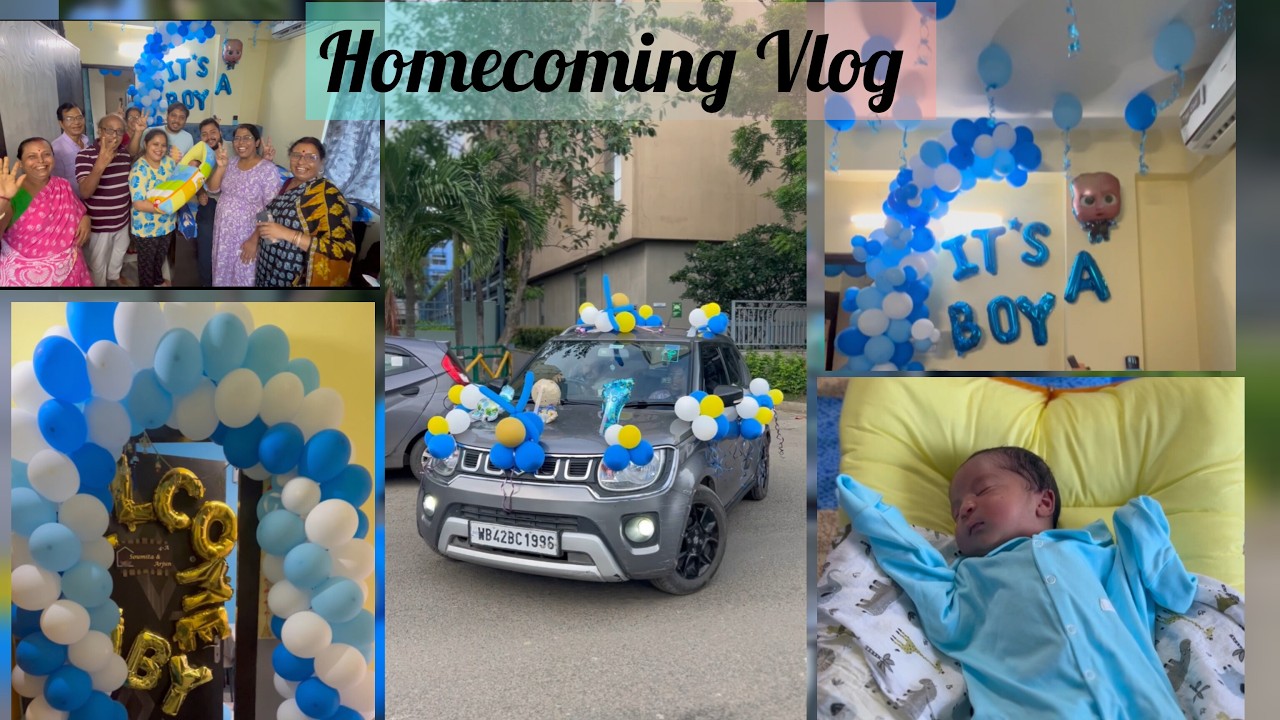 Homecoming Vlog ❤️🥰😍❤️ Finally home with the little one 😊🎉 #homecoming #baby #pregnancy #newborn