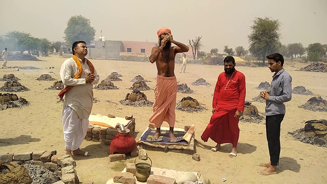 गोरक्ष नाथ तपस्या  जय गुरु महेंद्रदास जी महाराज रामदास जी महाराज कि तपस्या का दसवां दिन कि तपस्या