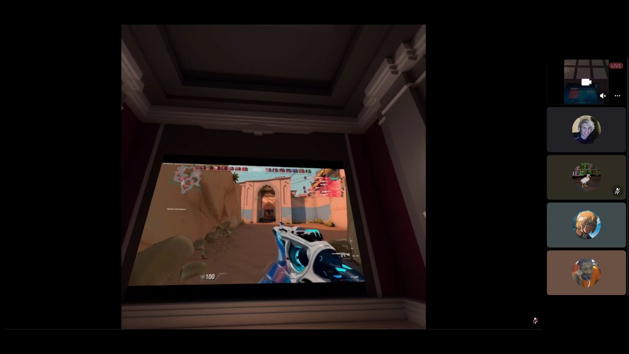 this mf playing valorant in VR