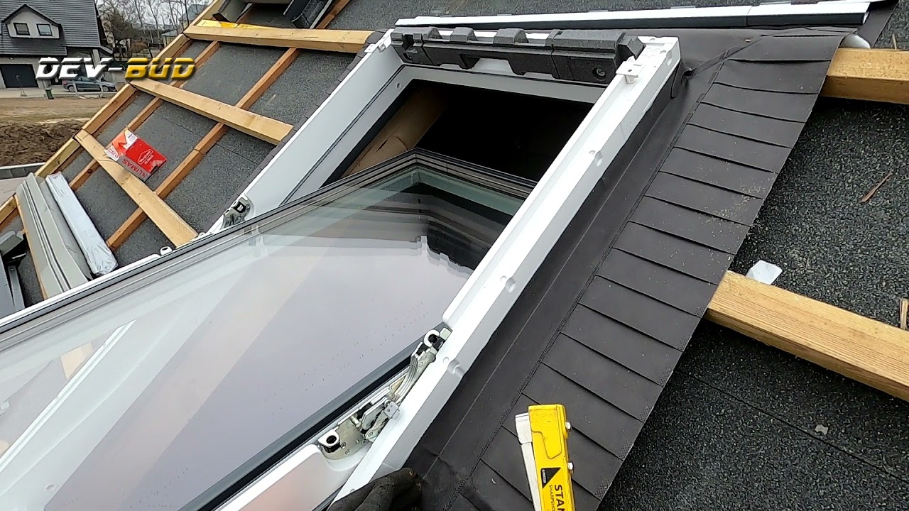 Montaż okna dachowego - część 3 #okno #velux #dach