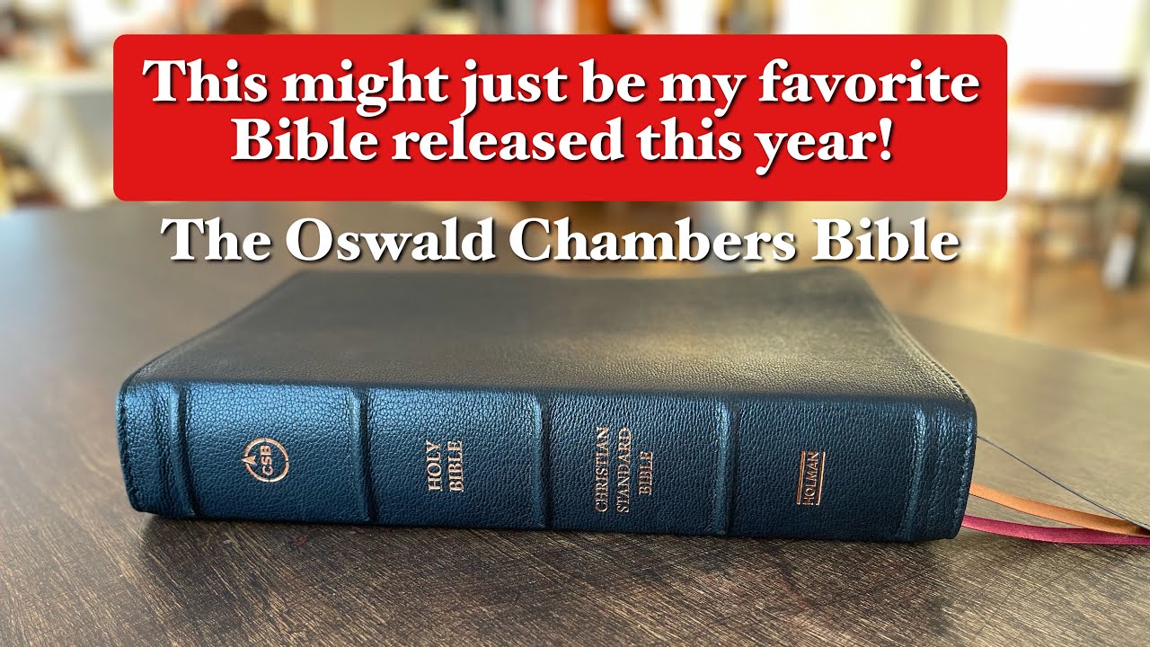 The Oswald Chambers Bible Legacy Edition (premium goatskin)