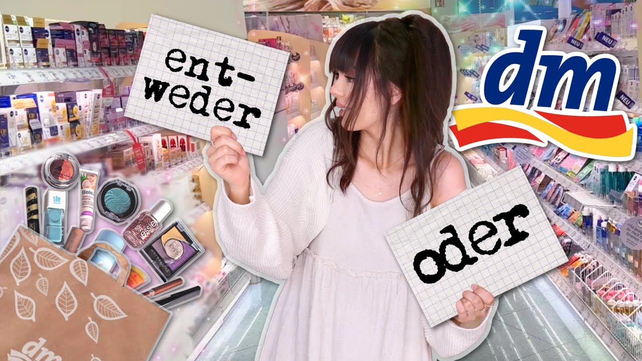 ENTWEDER das ODER das kaufen bei dm 🛍️ | ViktoriaSarina