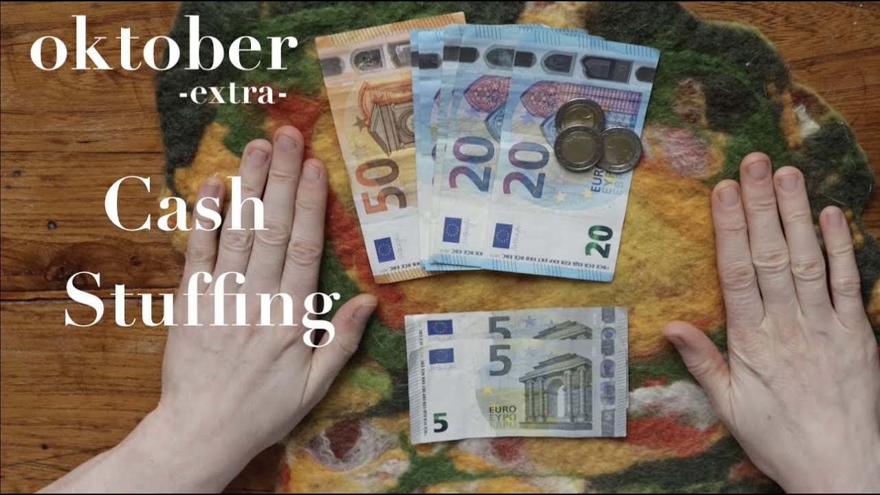 extra oktober cash stuffing |  koopzegels uit laten betalen | budgetteren