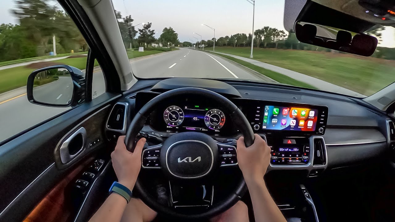 2022 Kia Sorento X-Line - POV Evening Drive (Binaural Audio)