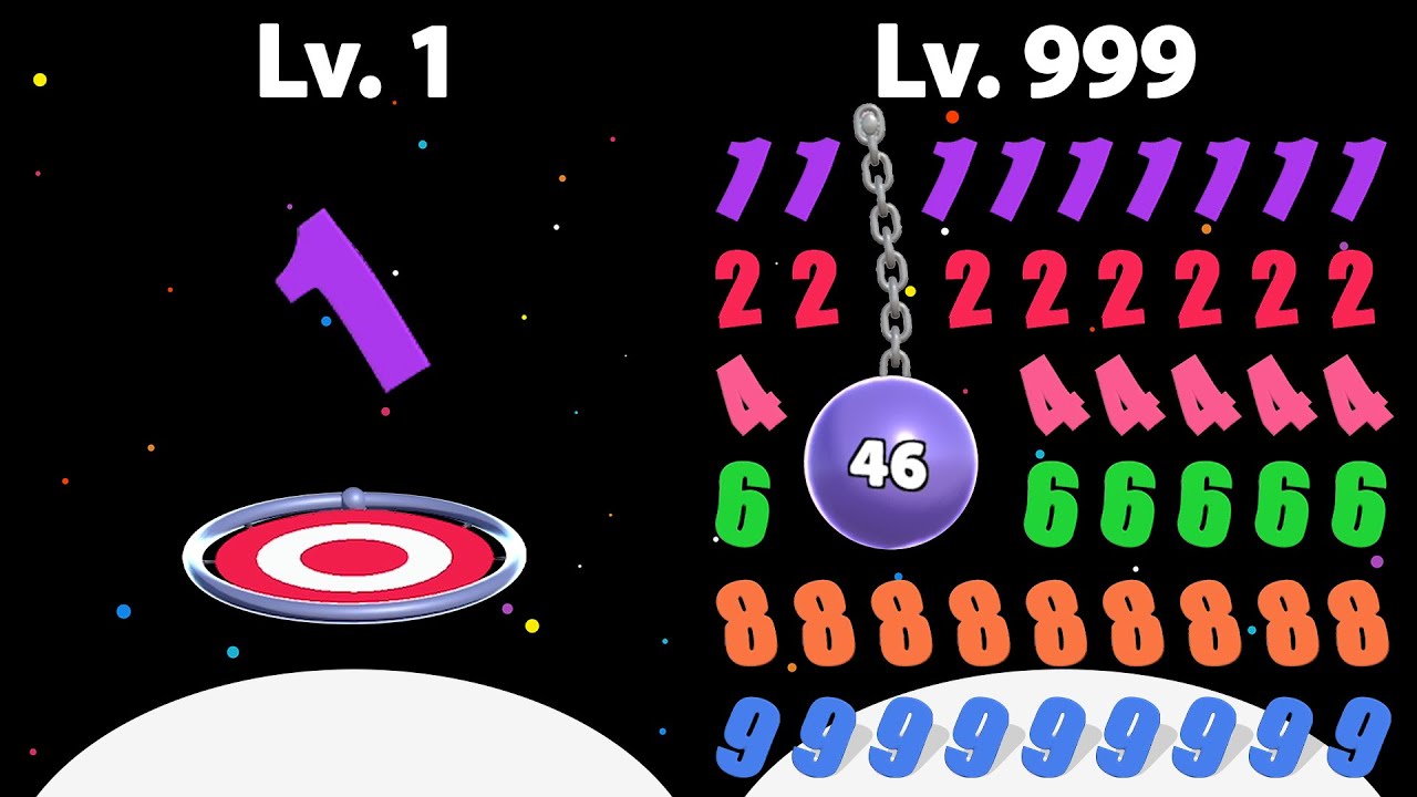 JUMPER DIGITS - New Number Idle Clicker Game (Jelly Numbers)