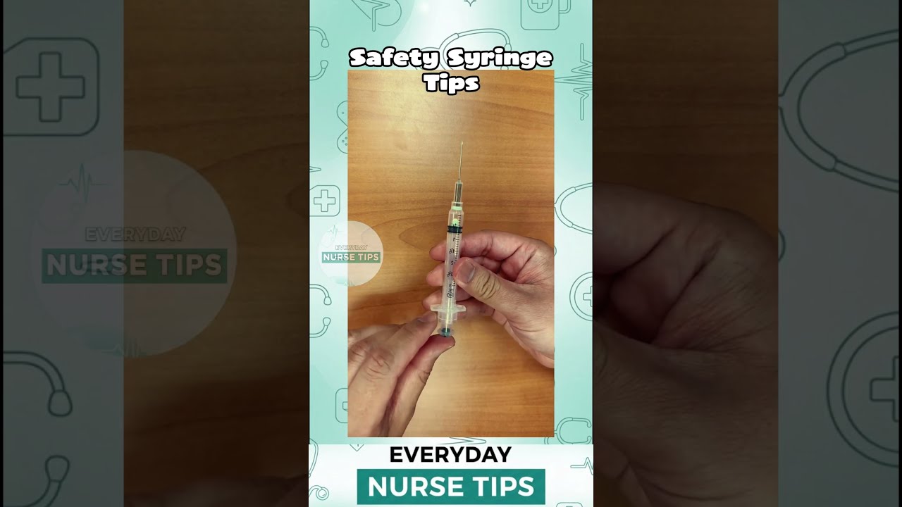 How to Use a VanishPoint Safety Syringe (Retractable Needle)