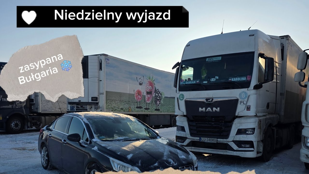 Wyjeżdżamy kierunek Grecja😁 Słowackie drogi i zasypana Bułgaria ❄️ 1/2 