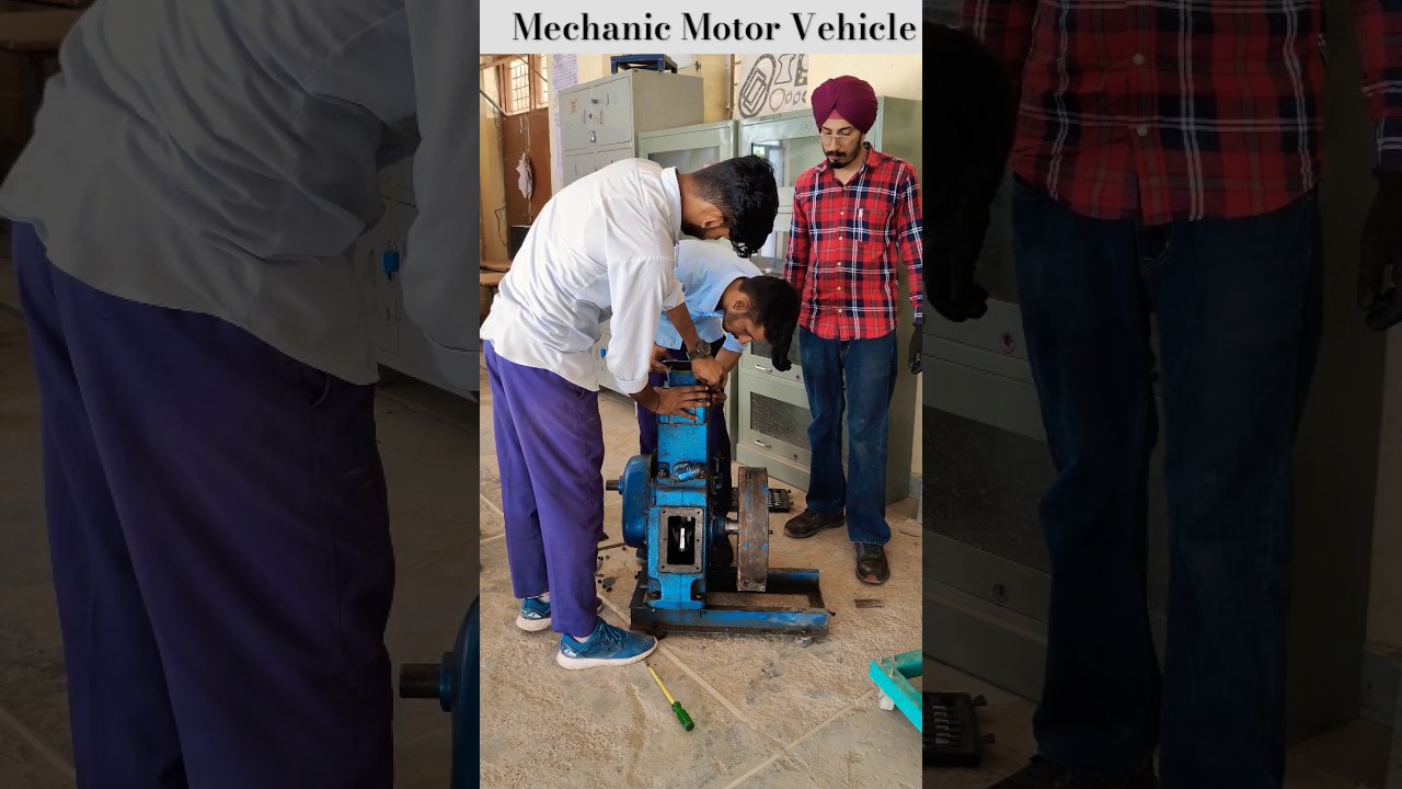 Mechanic Motor Vehicle Trade practical MMV iti #mmv6330 #viral #automobile #iti #engine #cam #diesel
