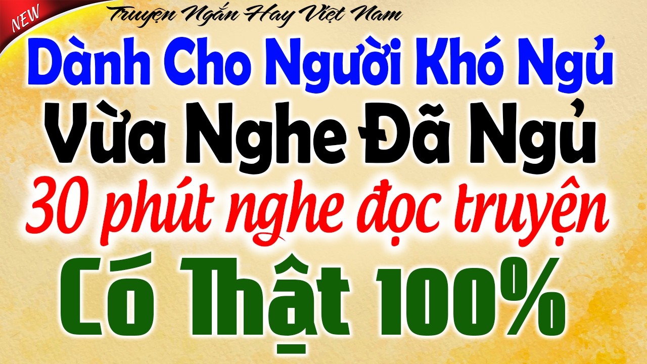 Vừa nghe đã ngủ - 30 phút nghe đọc truyện đêm khuya ngủ cực ngon: Kể Chuyện Tâm Sự Đêm Khuya