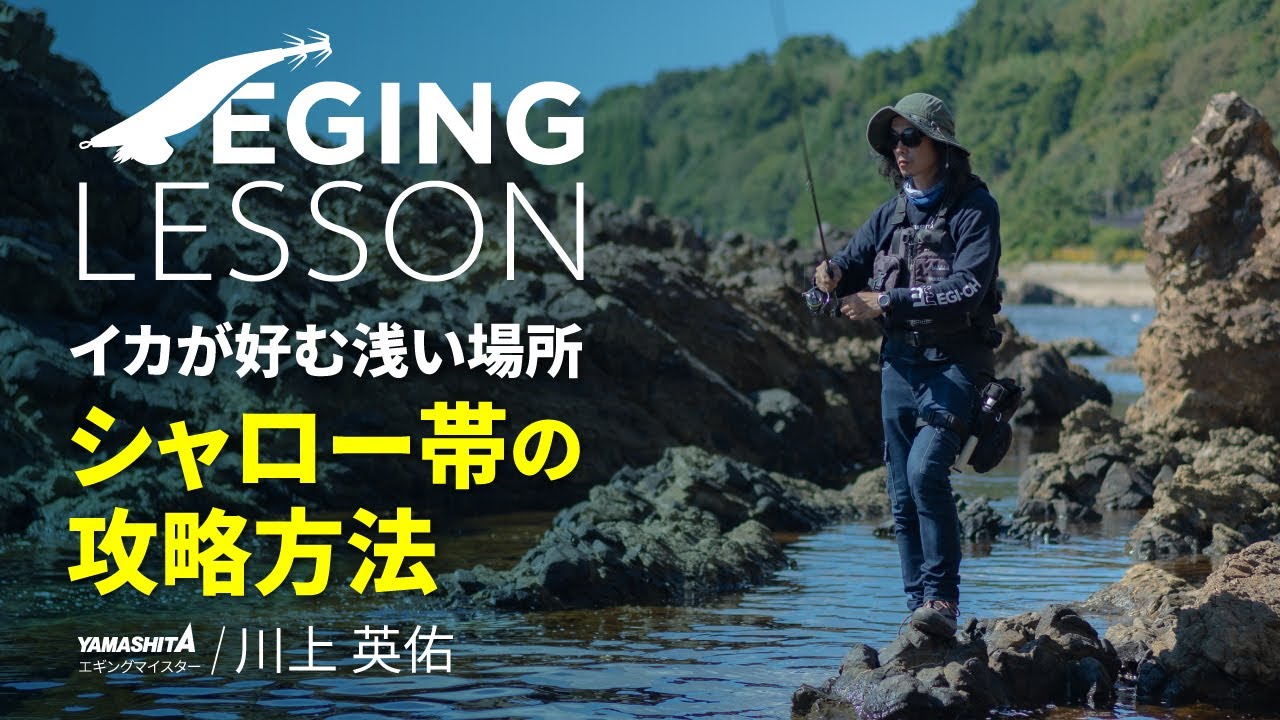 エギング初心者必見！浅いポイントはエギングの穴場！？アオリイカが好むシャロー帯の攻略方法【エギングレッスン】