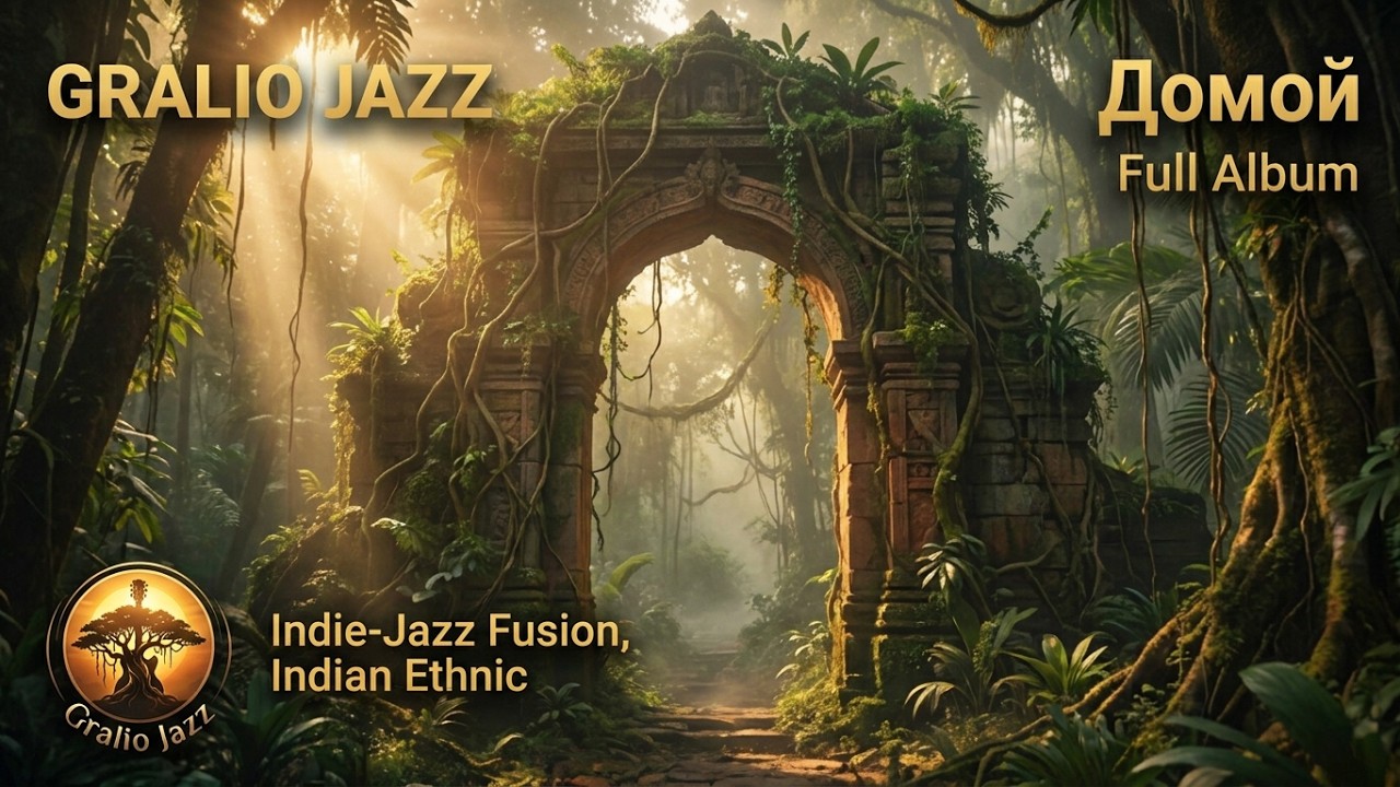 Gralio Jazz - Домой (Full Album)  Indie-Jazz Fusion, Indian Ethnic, Meditative Music