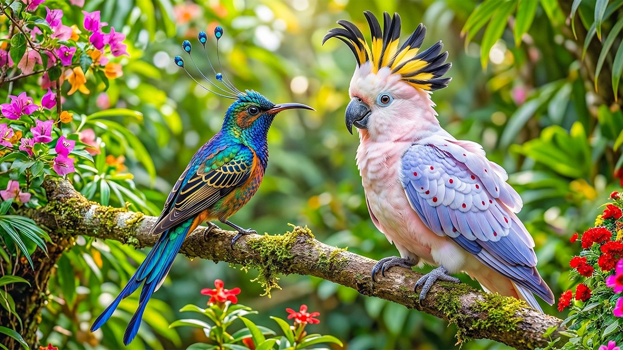 Gentle Little Birds – Calming Nature Sounds – Soothing & Healing Music – Peaceful Forest Ambience