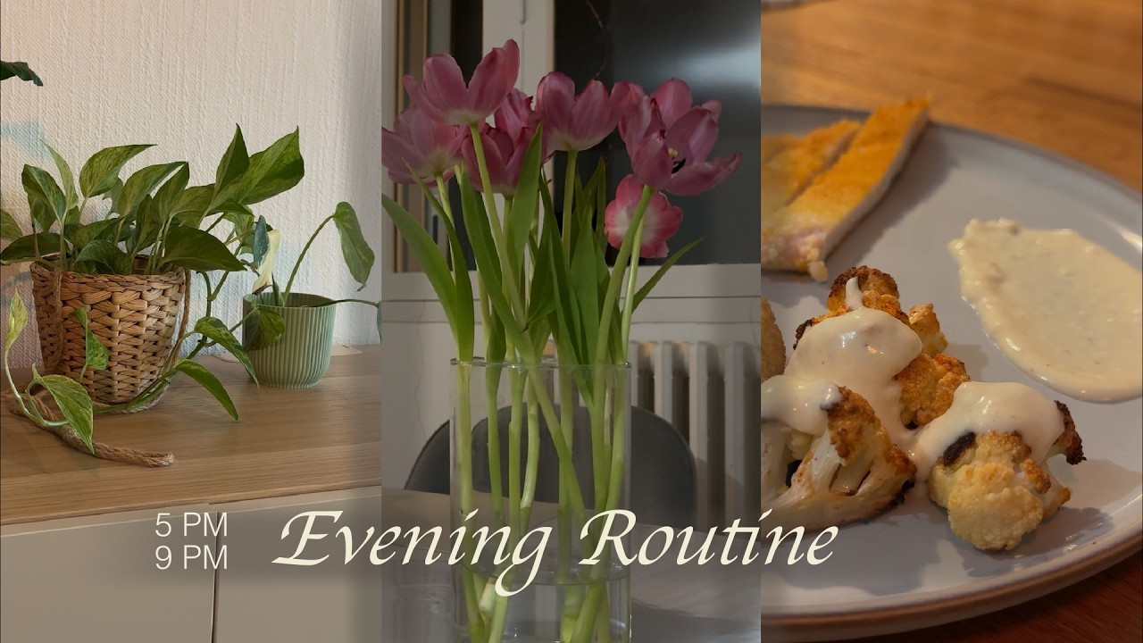 Evening Routine 5 PM - 9 PM | Reset & dinner for two