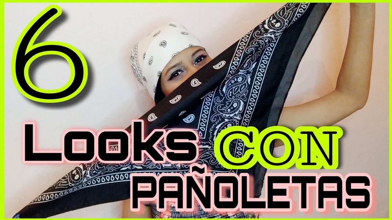 Look's con Pañoletas (Bandanas) Súper Fáciles ❤️ SINA
