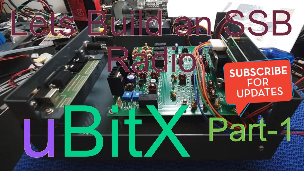 How to assemble the uBitX (MBitX) SSB Radio, with Raduino VFO (Si5153) using a amateurradiokits case